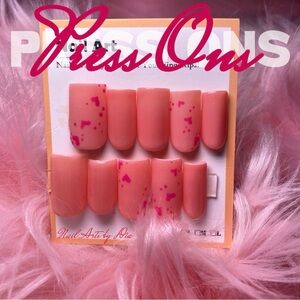 Pink Press-On Nails